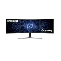 Samsung
Samsung - Odyssey CRG9 49" Curved Dual QHD FreeSync and G-Sync Gaming Monitor (DisplayPort, HDMI, USB) - Black