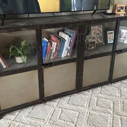 Moving Sale Rustic Sideboard, Black Metal Canopy Bed, Furnishings, Washer/Dryer  Set, Decor & More!