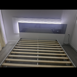 led bed frame (queen)