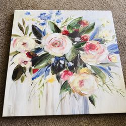 Floral canvas