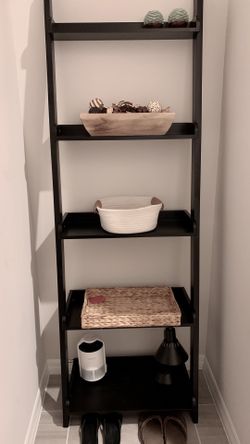 CRATE & BARREL- LADDER BOOKCASE
