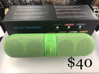 Bluetooth Speaker Red, Green, Black, Golden