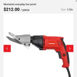 Goldblatt 1/2in Fiber Cement Board Shear 