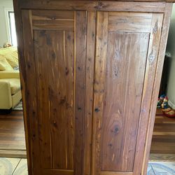 Antique Cedar Cabinet $600