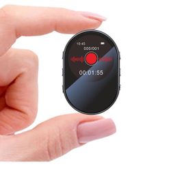 128GB AI Intelligent Digital Voice Recorders Recorder with Playback，Voice-Activated Voice Noise Reduction Recording Device, Timed Recording, Conferenc