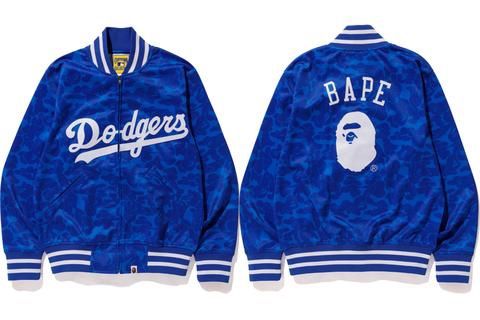 Bape Dodgers Jacket! New with tags and confirmation of purchase. Size Small. True to size.