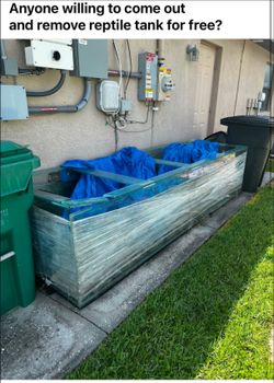 Large Glass Reptile Tank 700 gallon