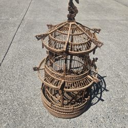 3 Tiered Pagoda Birdcage c 1900