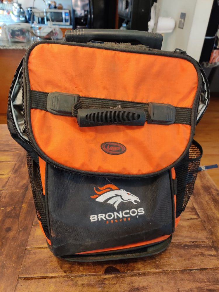 Broncos Rolling Cooler Bag