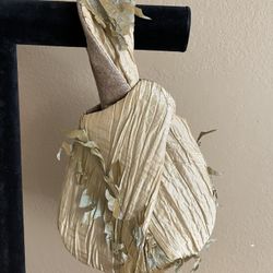 Light Peach/Brown Iridescent Wristlet 