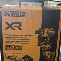 Brand New DeWalt Brushless Hammer Drill And  Impact Driver Combo Kits
