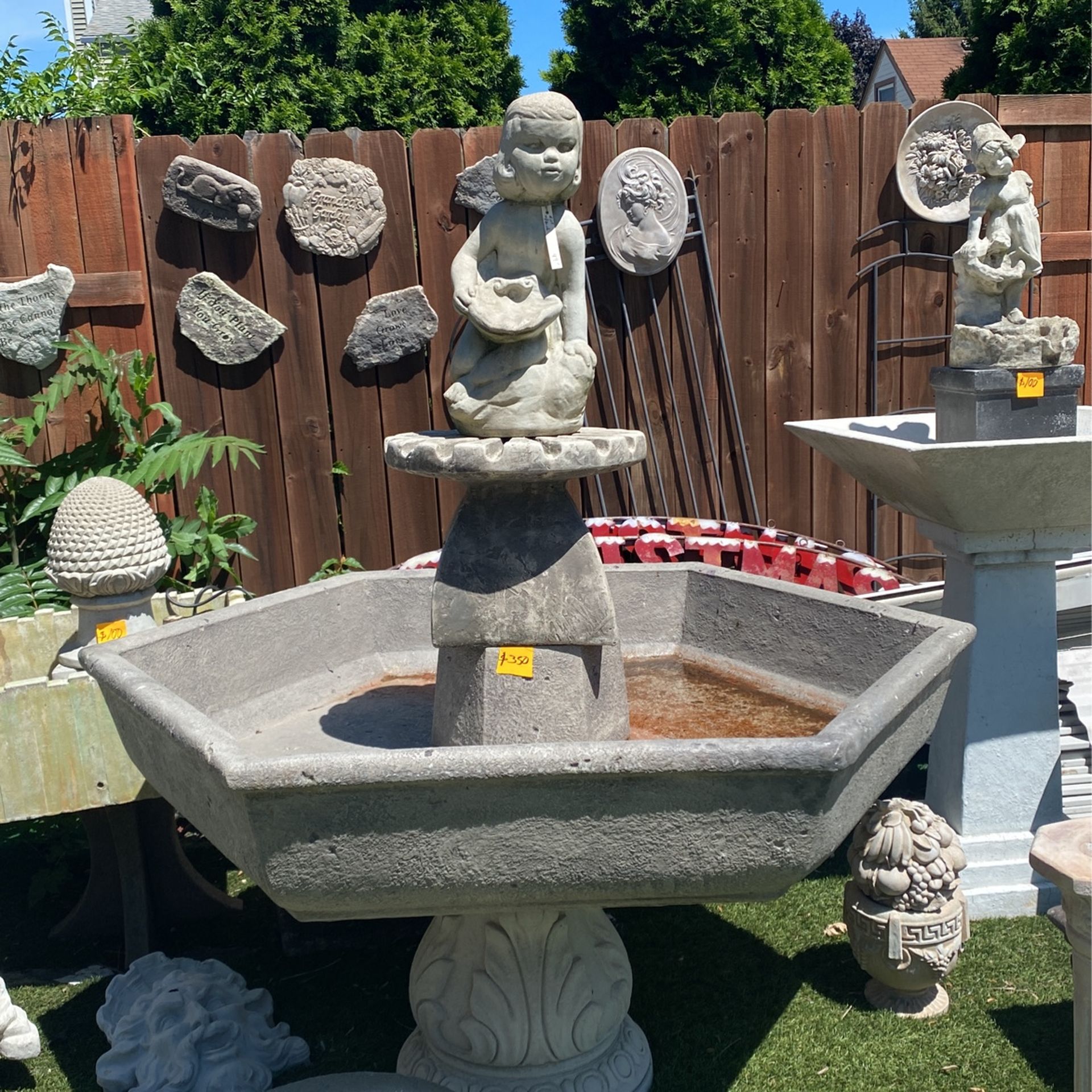 Concrete Water Fountain