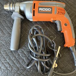 RIDGID 8amp Corded 1/2” Variable Speed Drill 