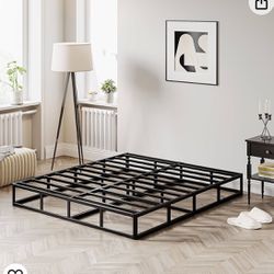 Queen-Box-Spring, 5 inch Box Spring for Queen Bed，Metal Low Profile Box Spring Queen,Mattress Foundation,Easy to Assemble,Heavy Duty,No Squeaky