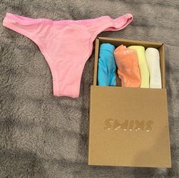 Skim Cotton logo dipped Thong 5 Pack