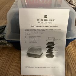 BRAND NEW 6 PIECE MICROWAVE PAN SET WITH COVERS.  DIFFERENT SIZES.  🥘🍳. WAS $40!!   CLOSEOUT $15 🥘🥘