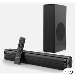 16"  Bluetooth  Soundbar  80W  Peak  Power  with  Subwoofer , HI-FI  Stereo , Deep Bass 🔊 and  Remote  Control 