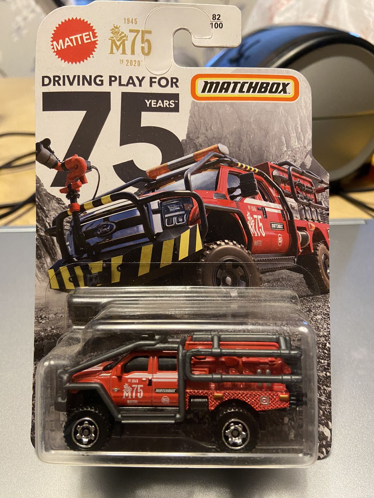 Matchbox 75 Years - 2020 82/100 FORD F350 SUPERDUTY FIRE RESCUE TRUCK