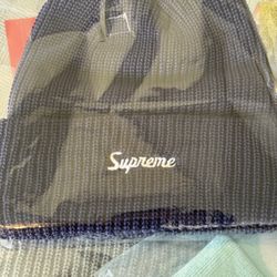 Supreme Gauge Beanie Navy