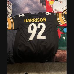 James Harrison Super Bowl 43 Replica Stitched On Field Jersey 