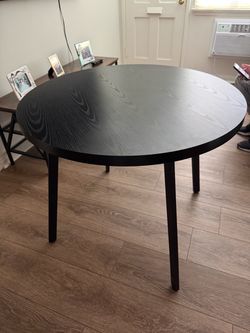 BLACK  WOODEN TABLE
