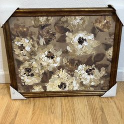 16"x20" Oil Painted All Over Floral Framed Wall Art - Threshold designed with Studio McGee