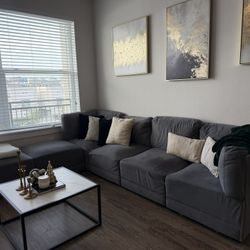 Grey Sectional Couch