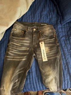 Purple jeans