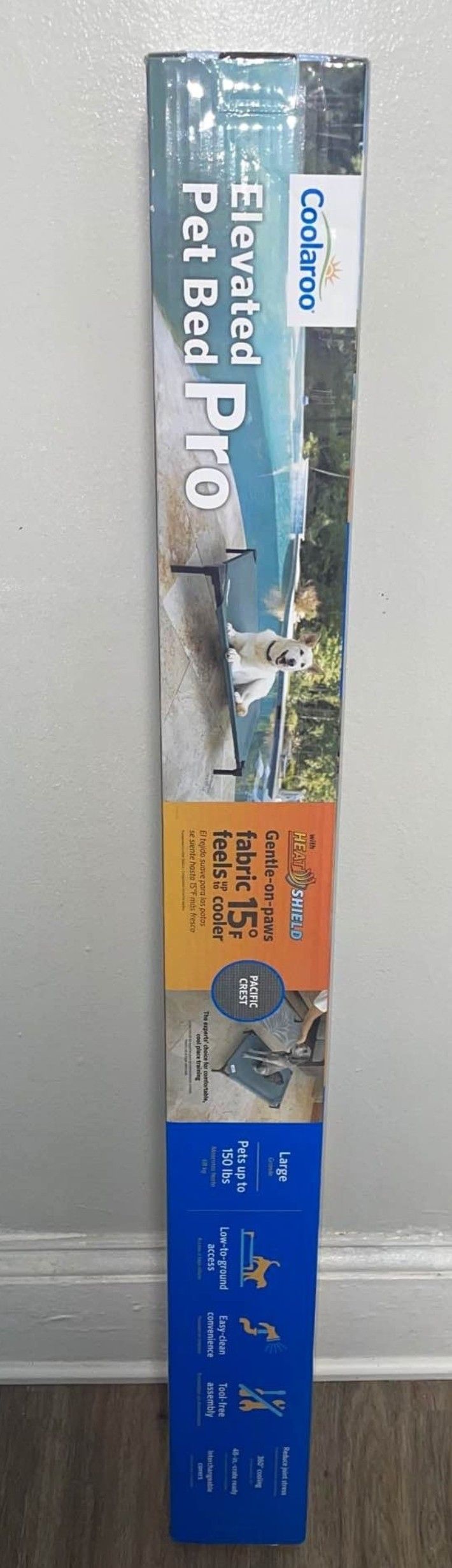 Coolaroo Cooling Elevated Dog Bed PRO with Heatshield