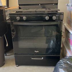Black Whirlpool Kitchen Suite
