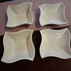 Ceramic Serving Bowls White