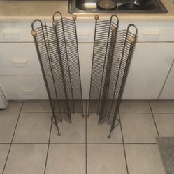 **Metal CD Tower Racks** Set Of 2 (120 Discs Each)