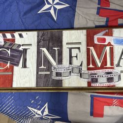 Decor Wall Art Cinema – Great Condition! 