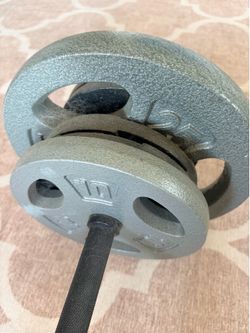 1in bar weight lifting with weights deadlift