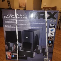 MRX 7.2 Complete 6 Piece Smart Sorround Sound System.