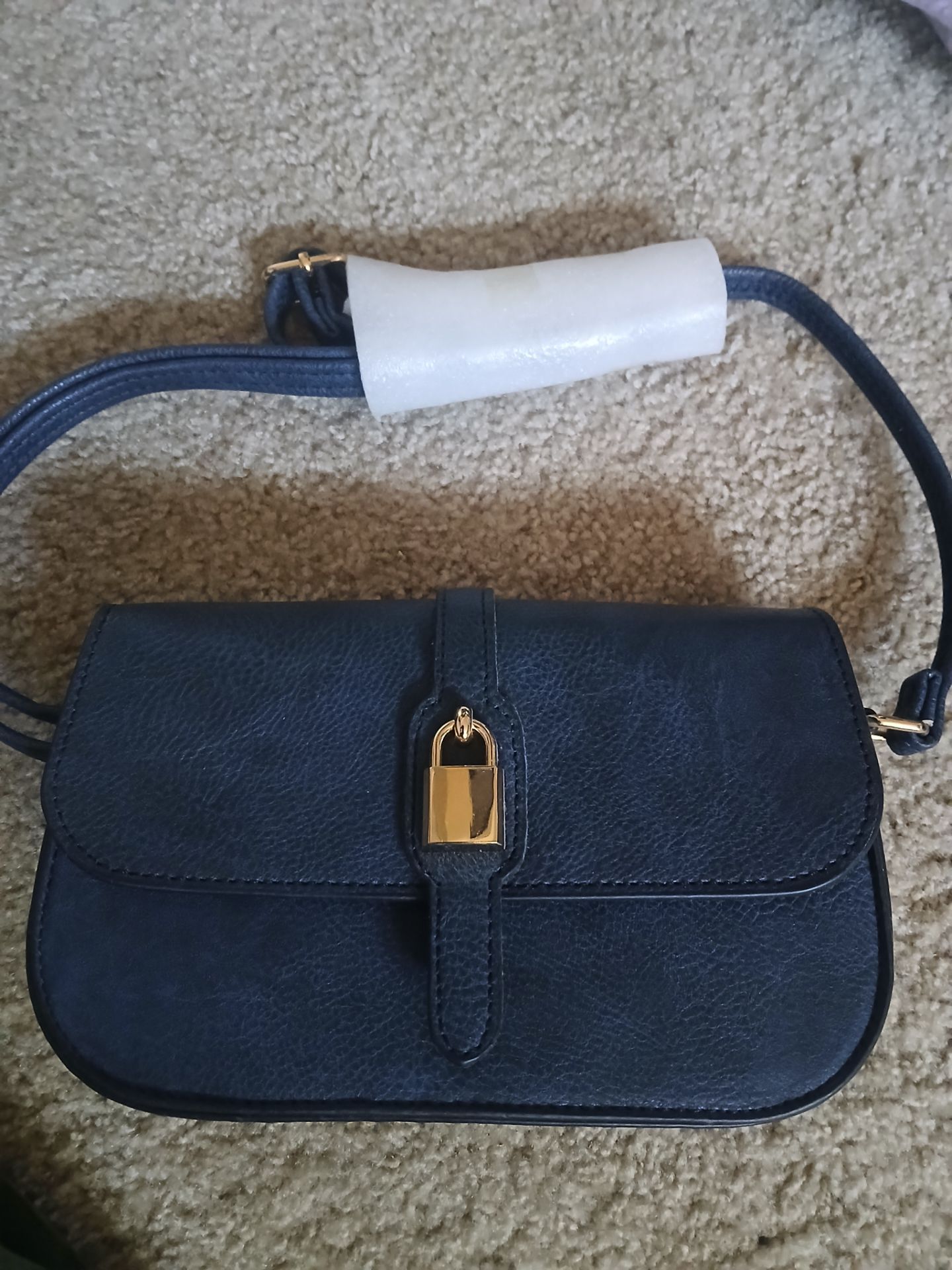 Navy purse