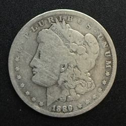 1889-O Morgan Silver Dollar Circulated. 
