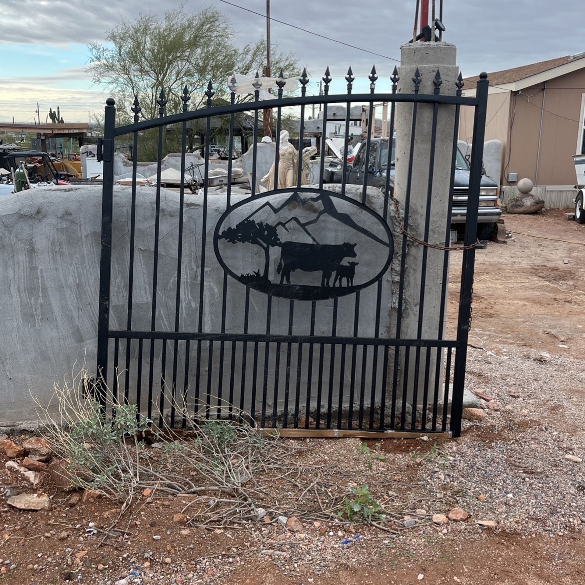Entry Drive Thru Steel Gates/fence Panels