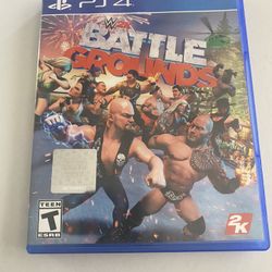 Ps4 WWE 2k Battle grounds 