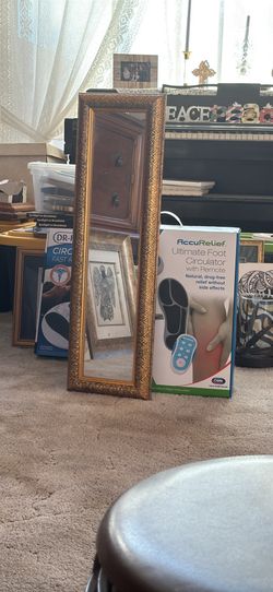 Long Decorative Gold Mirrors