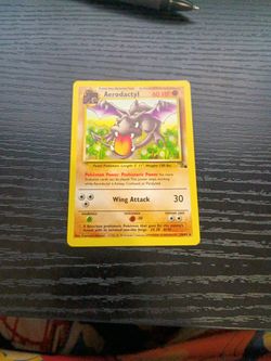 Pokemon Aerodactyl 16/62 Fossil Set