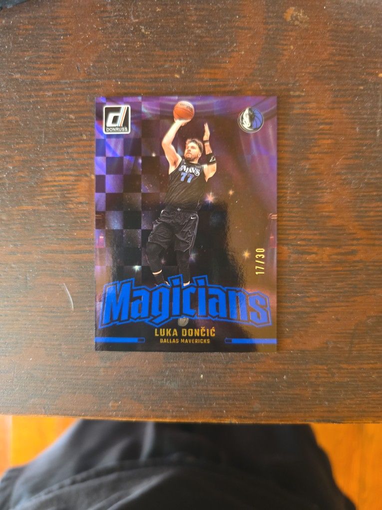 2024 Donruss Magicians Luka Doncic Blue Parallel/30