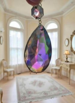 Vintage Crystal Chandelier Prisms –Teardrop & AB Crystal Drops