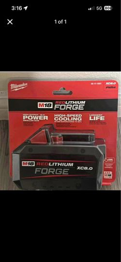 Milwaukee M18 RedLithium Forge XC8.0 Battery