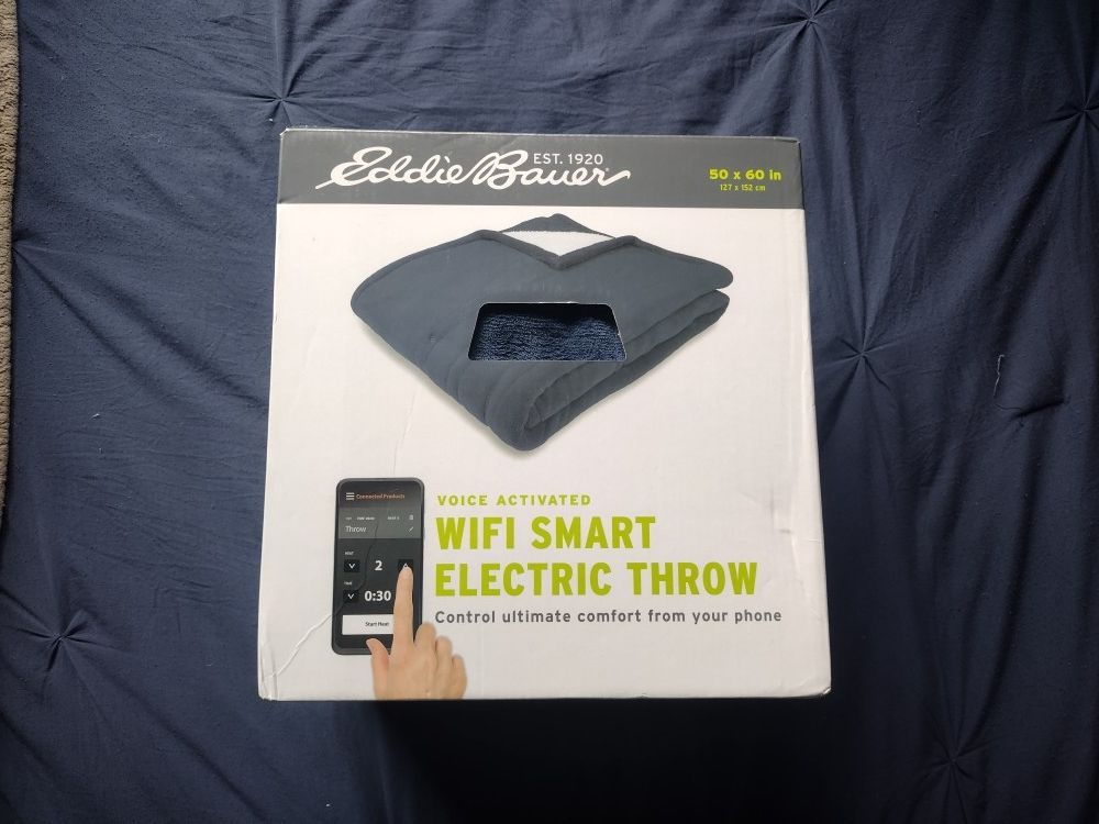 Eddie Bauer Wifi Smart Electric Throw