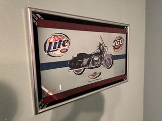 Harley Davidson Miller Lite 100th anniversary mirror