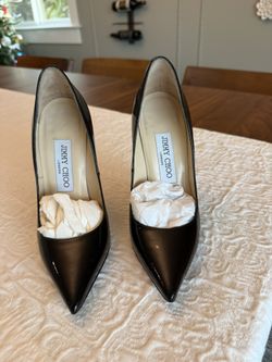 Jimmy Choo Patent Leather Black High Heels