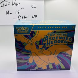 Pokemon TCG: Mega Evolutions Ascended Heroes Elite Trainer Box ETB — $110