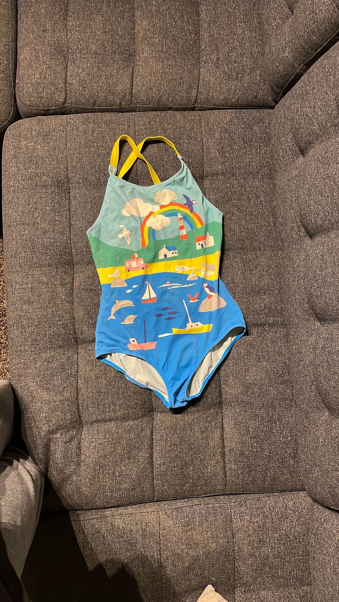 Mini Boden One Piece Bathing Suit 11-12Y 152 Cm