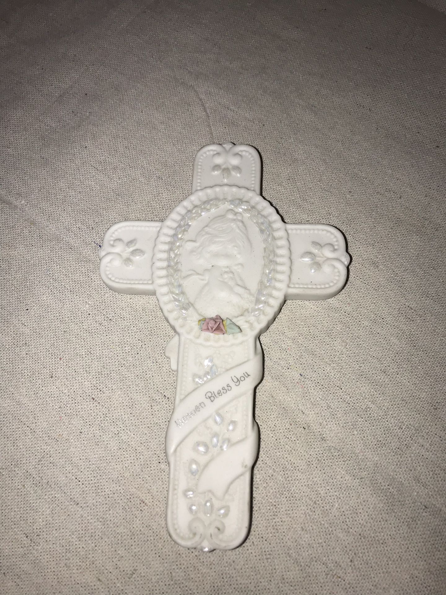 Precious Moments “My Baptism Day” cross